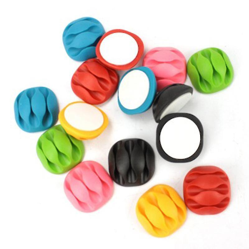 6pcs Cable Holder Clip Cord Organizer Strong Self Adhesive Cable Management For Tidy Up Messy Desktop Usb Cable Cord