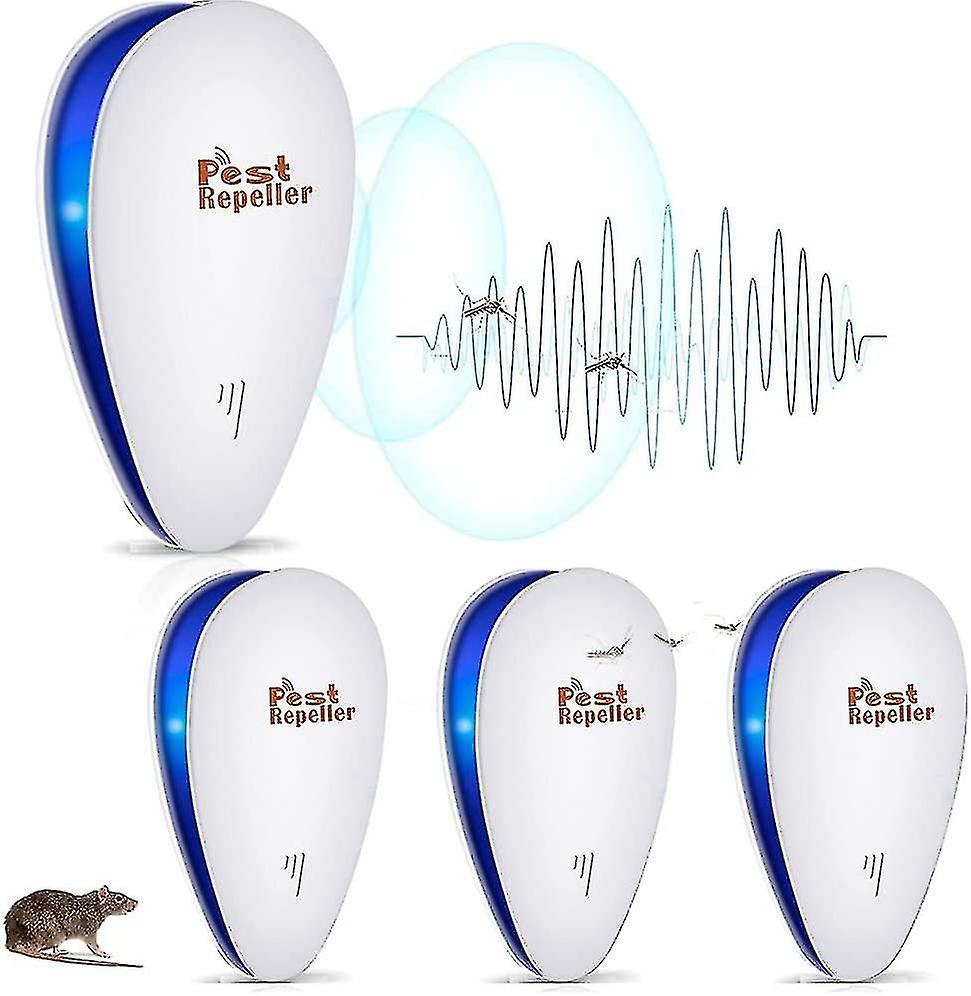 Upgraded Ultrasonic Pest Repeller, 4 Pack Pest Repeller For Insects, Insect
