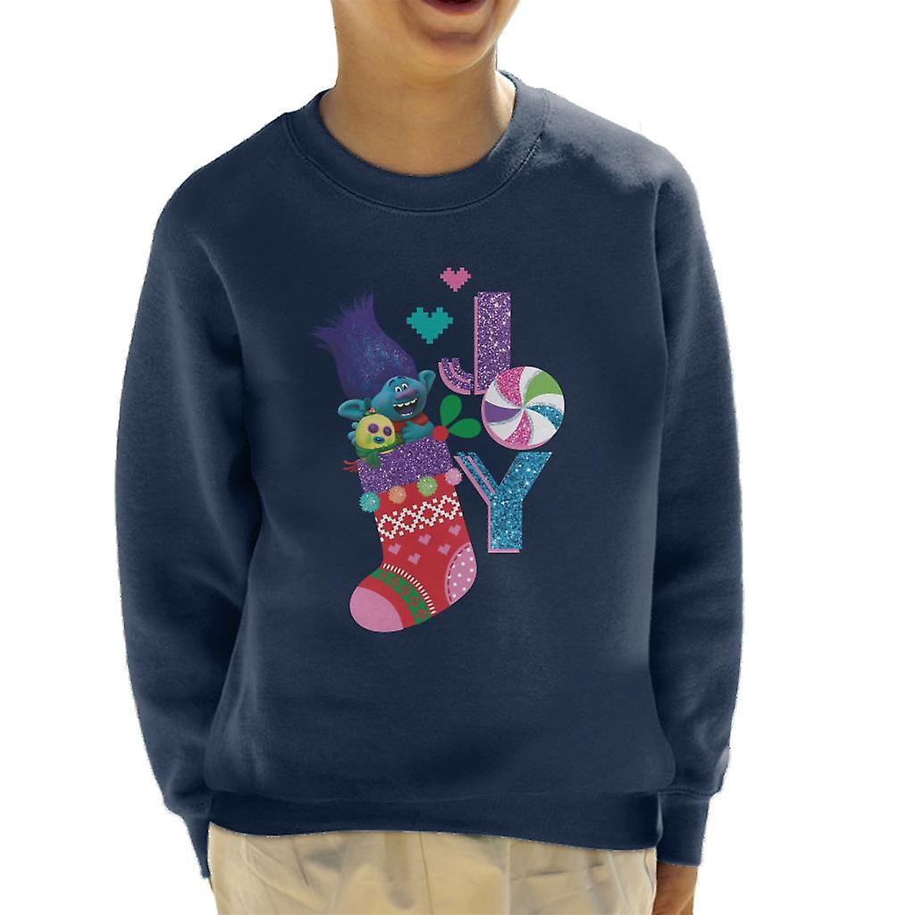 Trolls Christmas Glitter Joy Kid's Sweatshirt