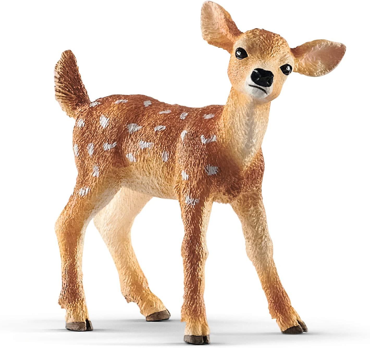 Wild simulation white-tailed deer animal Wapiti Plum tree deer solid ncer model