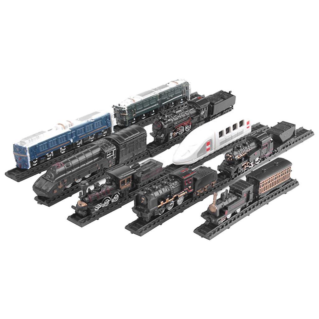 9 חתיכות 1:1200 רכבת הרכבה צעצועים רכבת קרון קרון עם מסילה