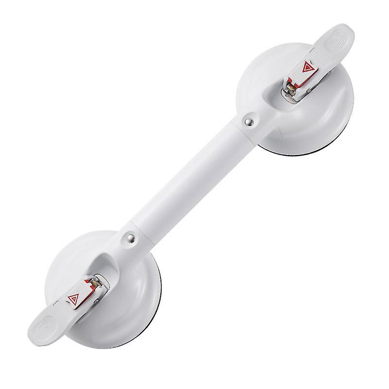 Suction Cup Handle, Extendable, Shower & Bath Bar, for Elderly, Wall, White, 37cm