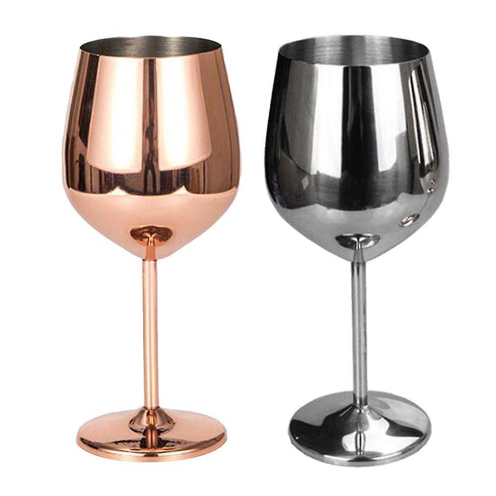 Metal Wine Glass; Beer Glasses
