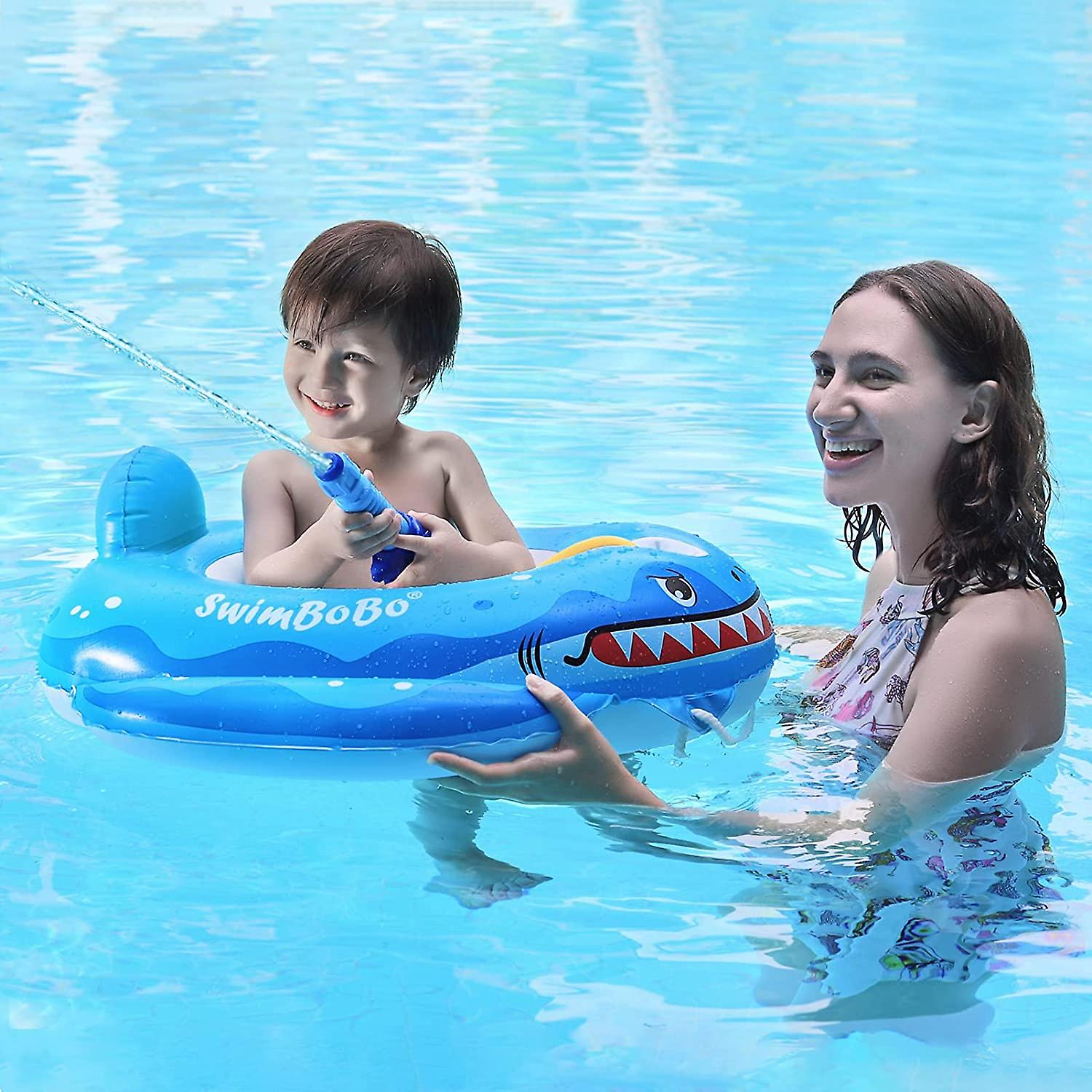Inflatable baby swim ring