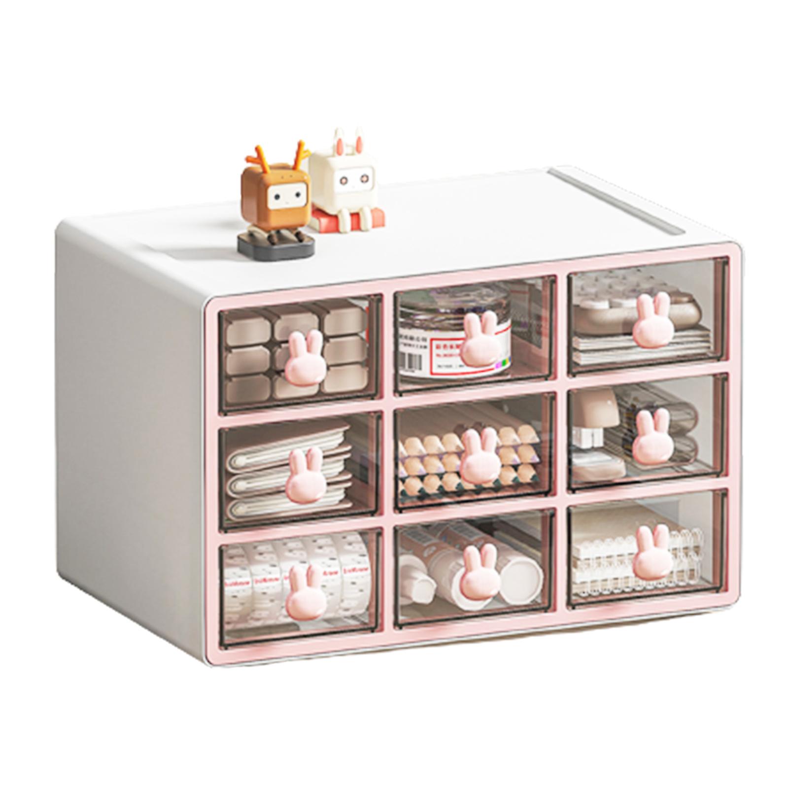 Desk Storage Organizer With Drawers Wardrobe Large Capacity Storage Box