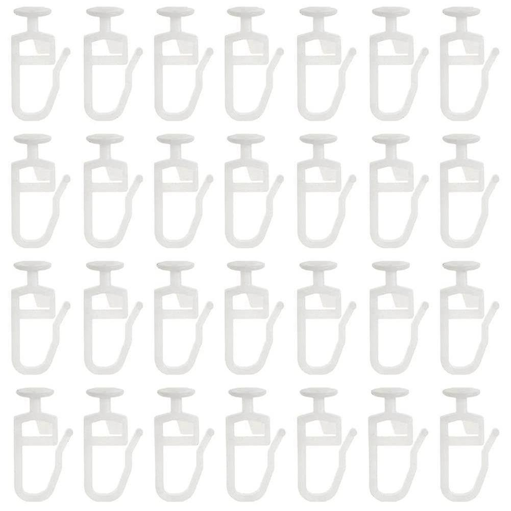 200 Pack Curtain Gliders with 8.3 Mm Head Folding Glider Curtain Rail Track Glider Hooks Compatible