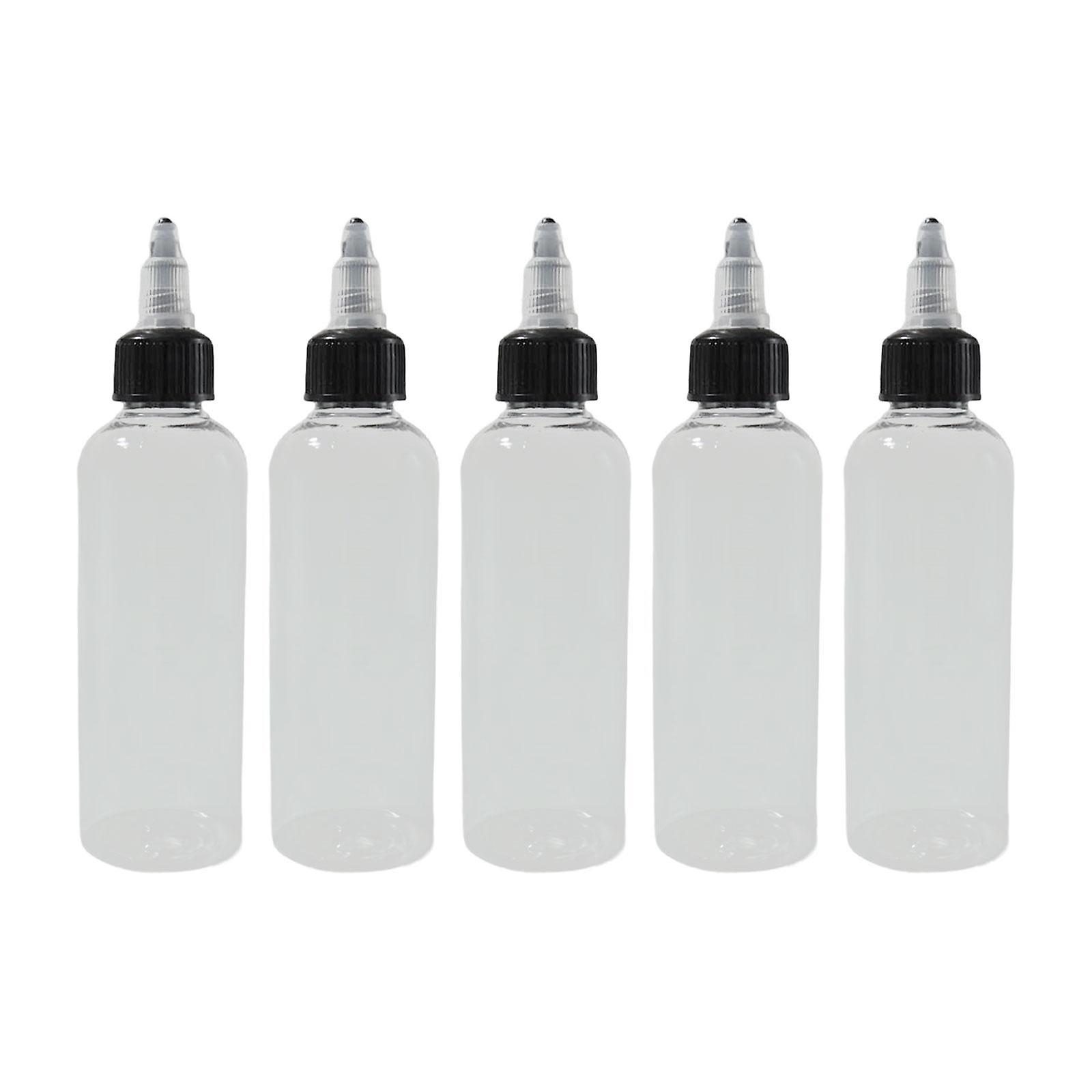 5Pcs Paint Empty Bottle Pointed Leak Squirt for ink Glue dressing 100ml
