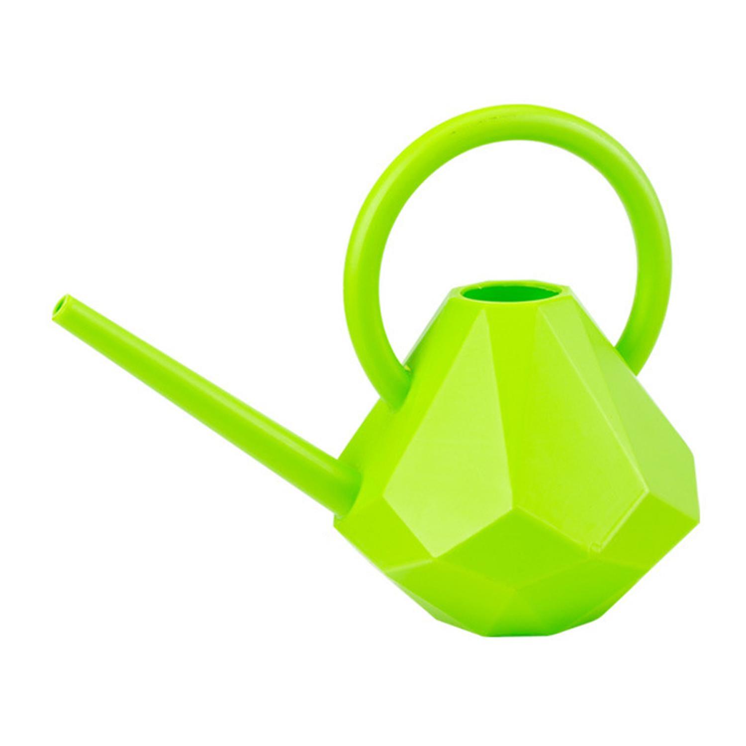 1.5L Beautiful Diamond Shape Watering Can More Thicken Long Spout Plastic Watering Bottle for Garden