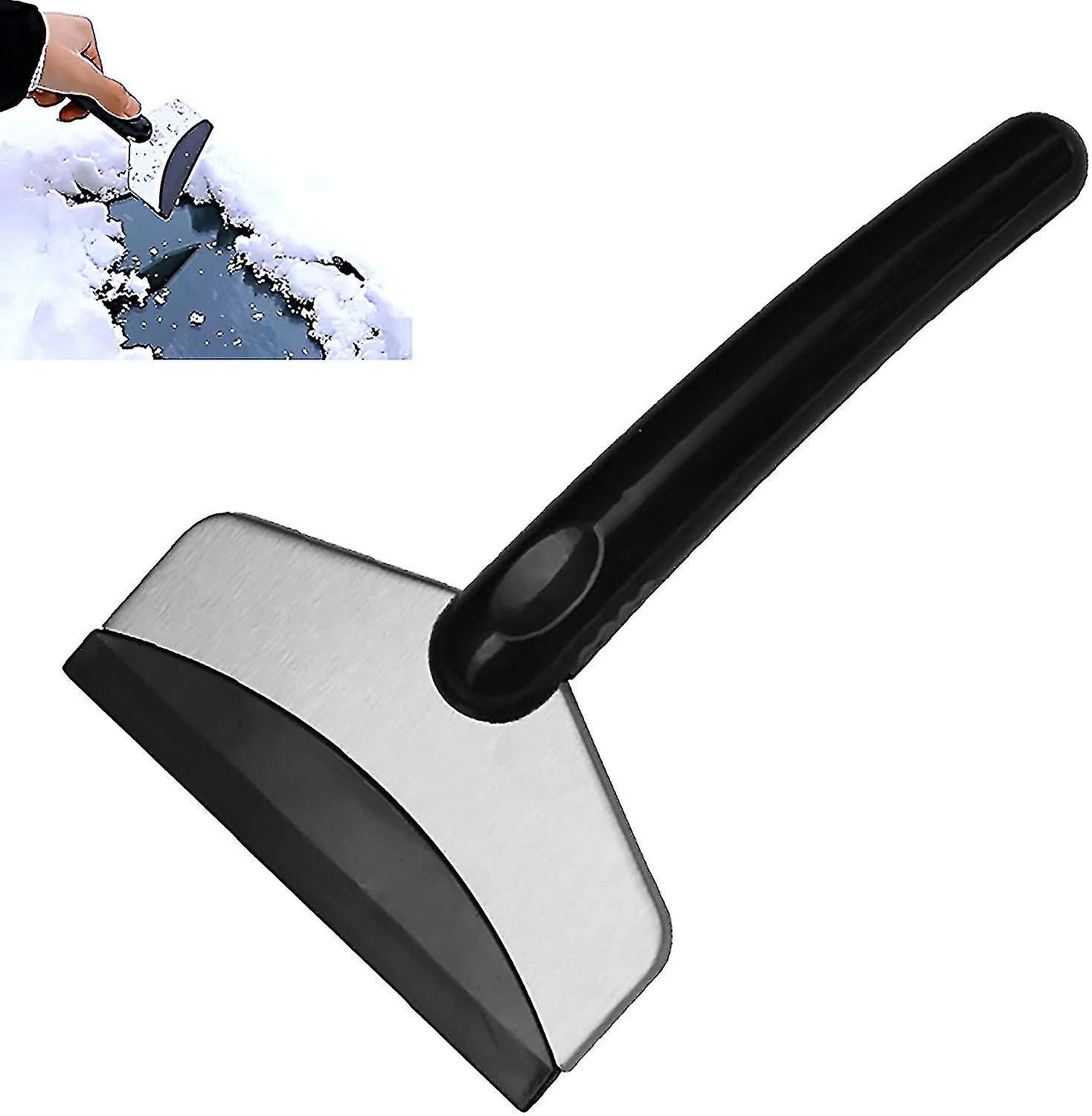 1pc Ice Scraper, Car Ice Scraper Stainless Steel Snow Shovel And Whisk Ice Scraper Ice Scraper