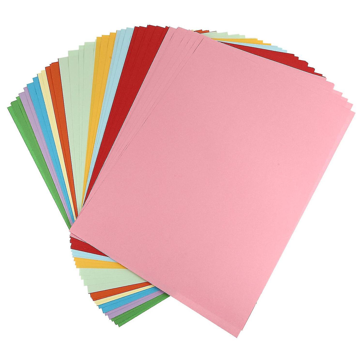 100pcs Colored Copy Paper Diy Hand Craft Paper Handmade Paper Folding For Kids Size A3 (mixed 10 Col