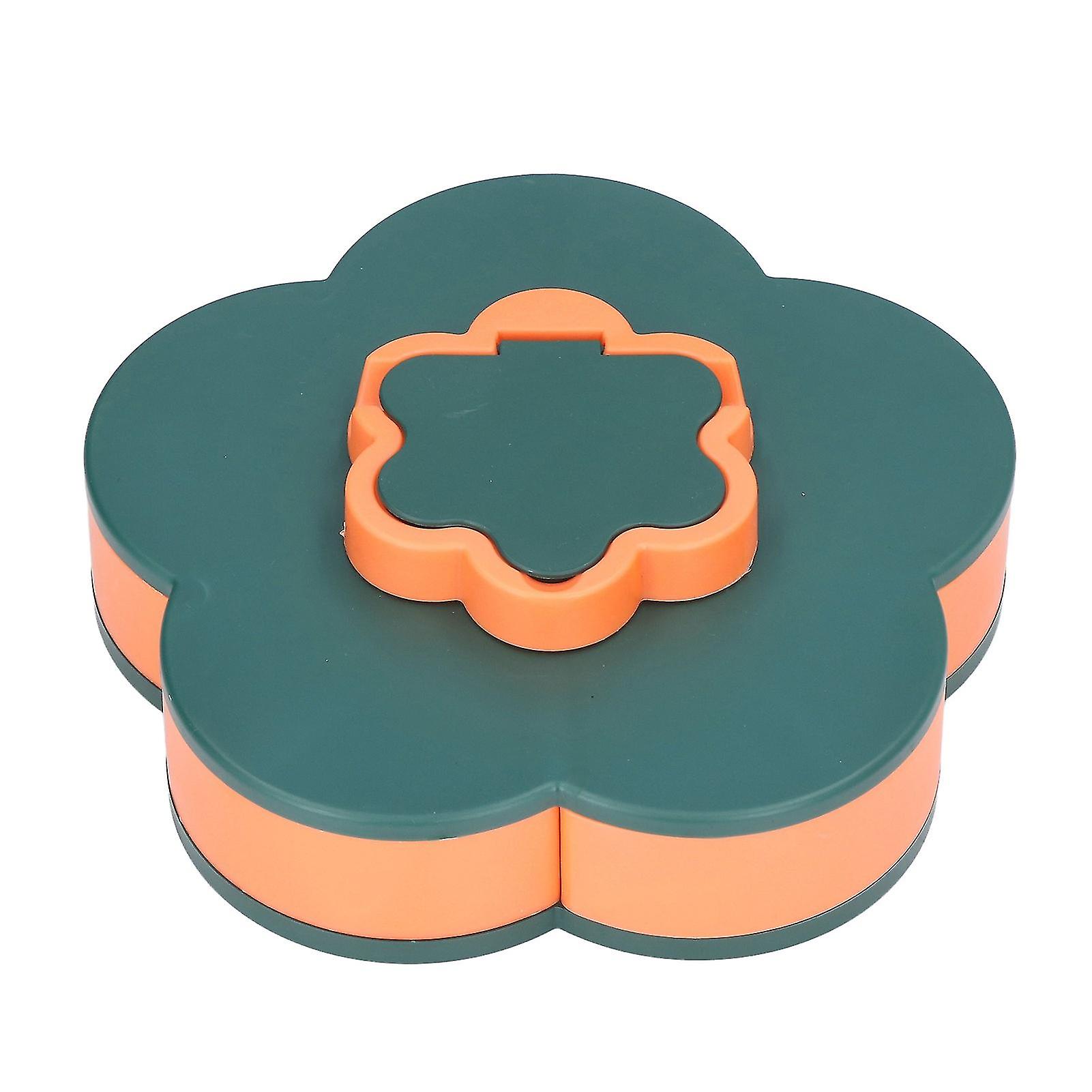 Snack-Serviertablett Multifunktions-Nussbonbon-Servierbehälter mit großem Fassungsvermögen in Blumenform für Monolayer zu Hause