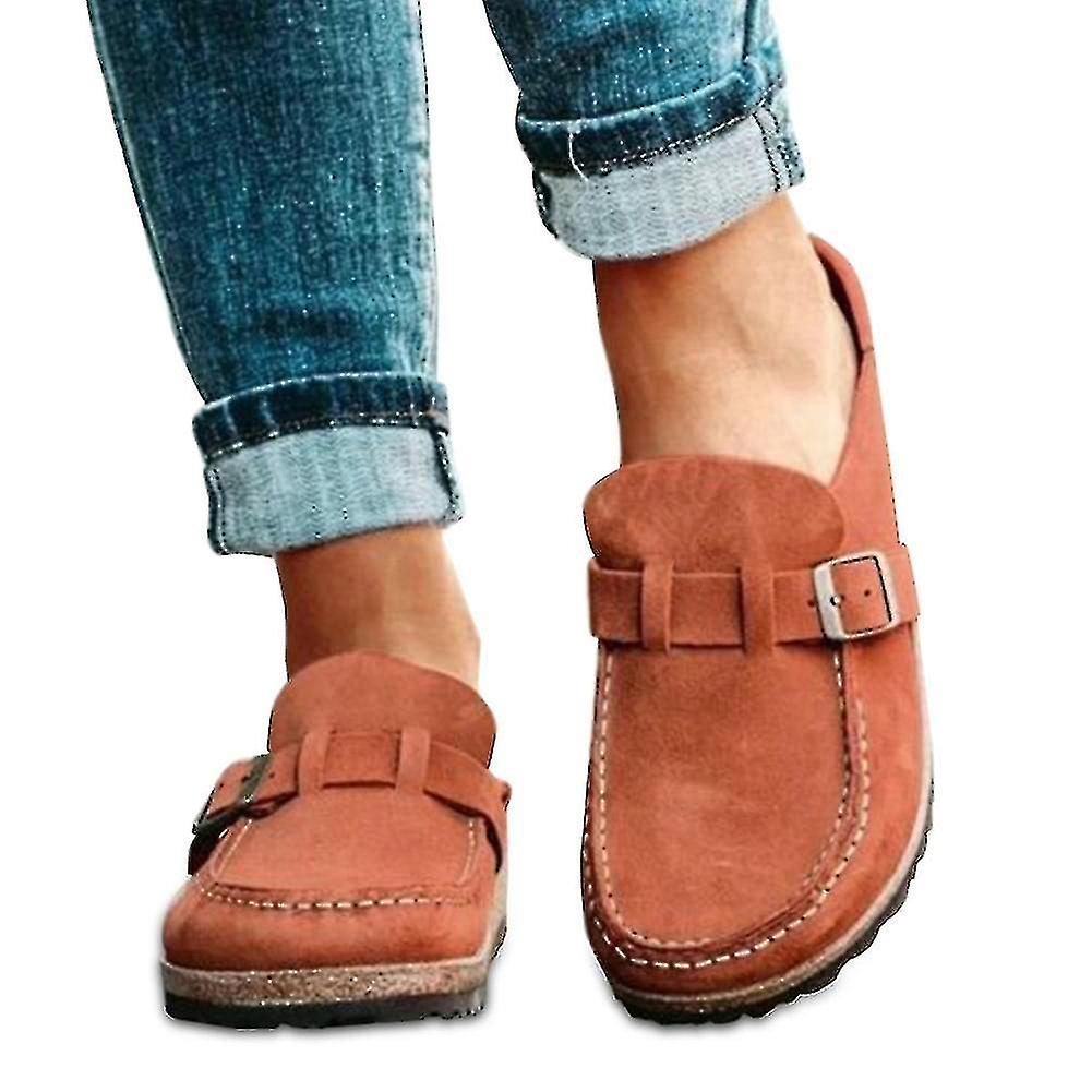 Kvinnor Casual Comfy Clogs Slip On Sandaler Hem Skor