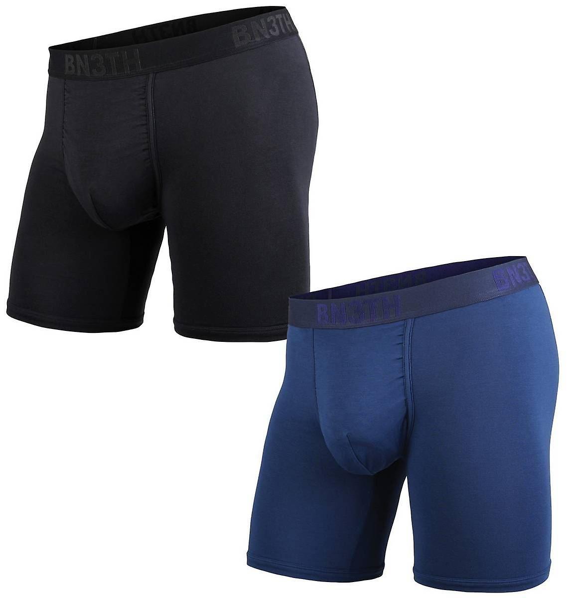 BN3TH 2-Pack Classic Branded Boxer Brief - Black/Navy