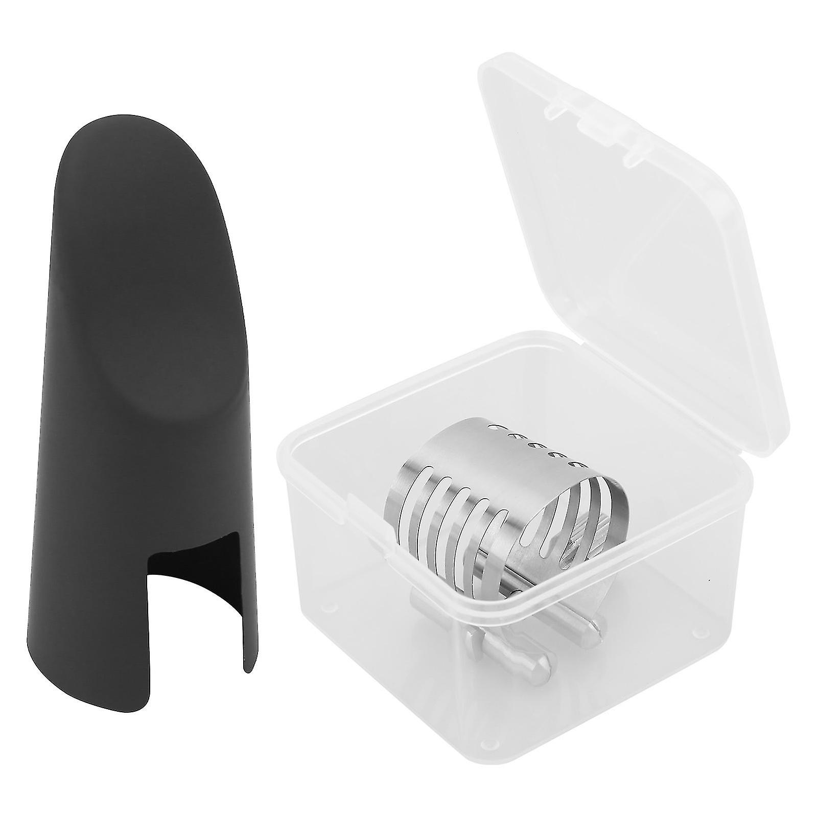 Attache de ligature pour saxophone, accessoire de rechange pour bec de saxophone, avec boîte