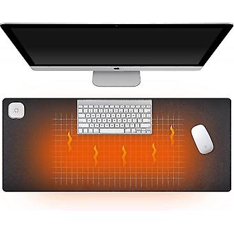Grand Clavier Chauffant - Sous-Sol Chaud avec Tapis de Bureau Chauffe-Mains - Commande Chauffante Tactile 3 Vitesses - Tapis De Souris Gaming 31 X 13 - Hiver Officiel | FR