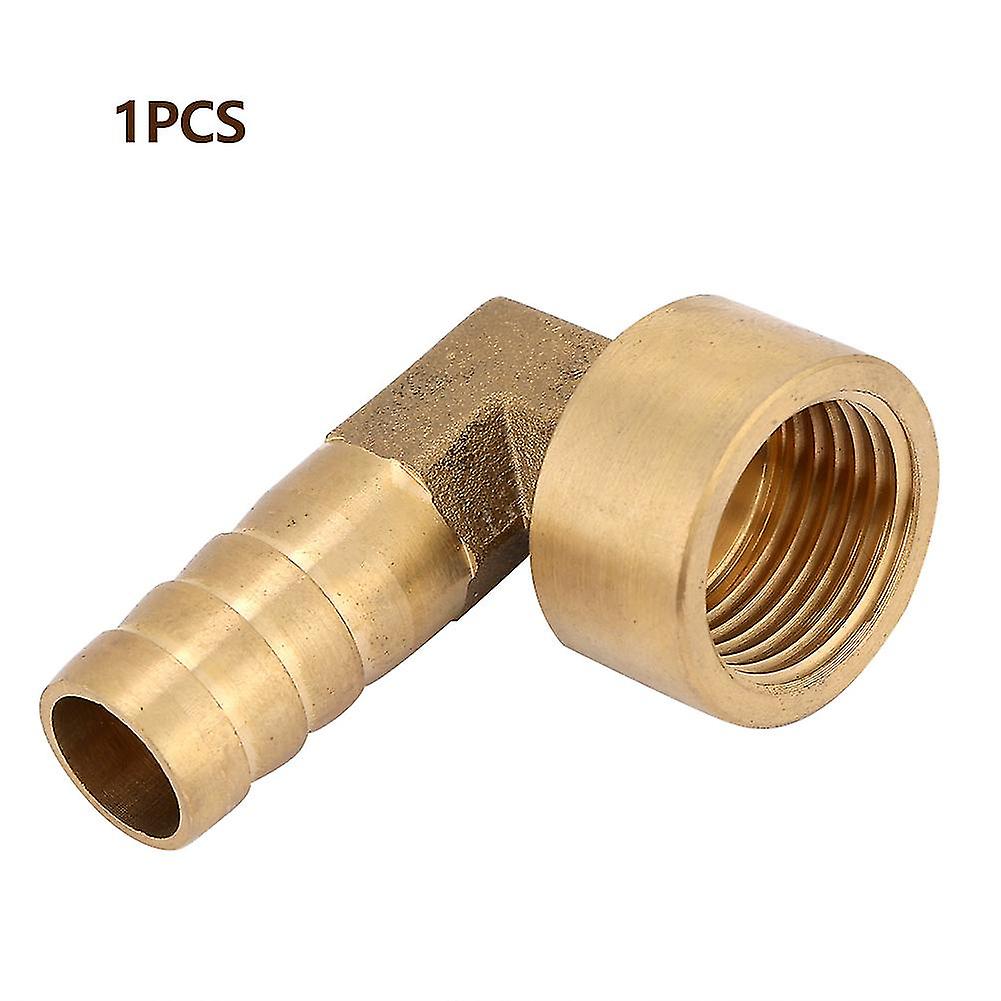 G1/2 Female Thread Brass Elbow Hose Barb Coupling Connector Joint Adapter Fitting(14mm)
