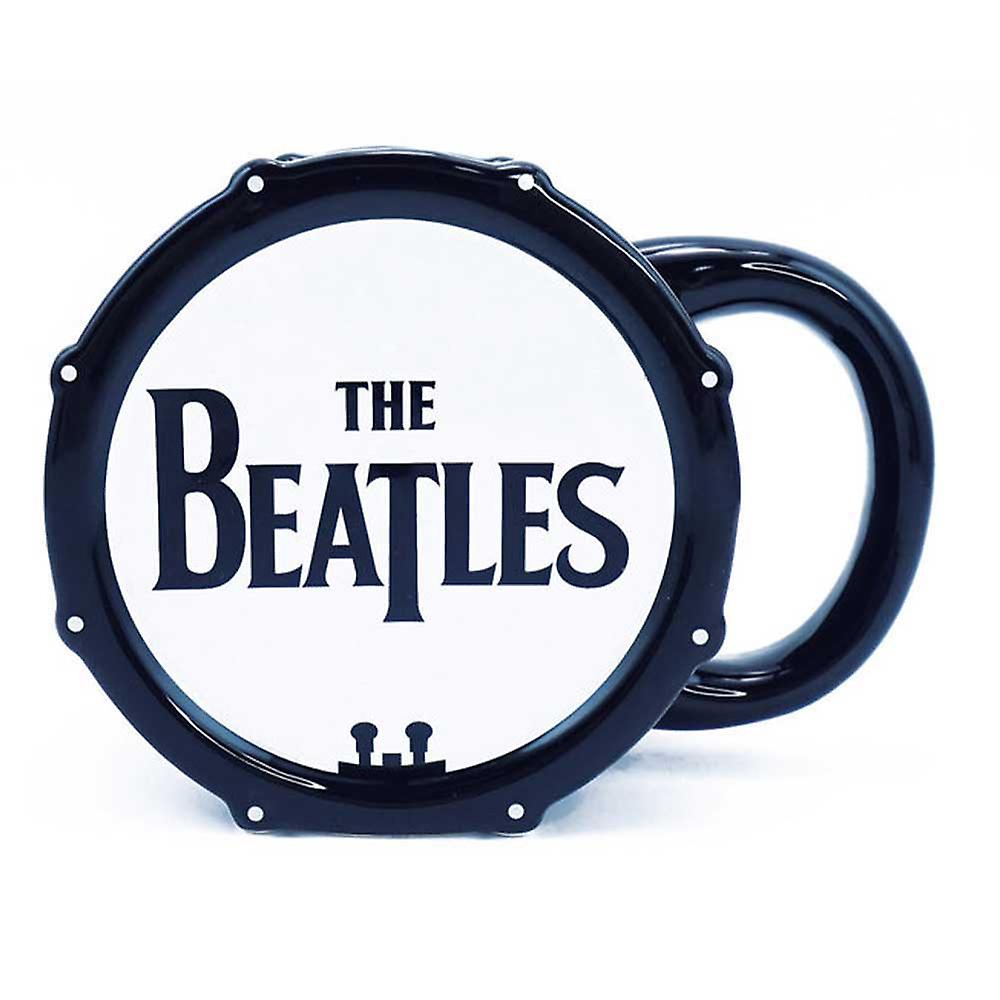 The Beatles Drop T Logo Drum Novelty Mug