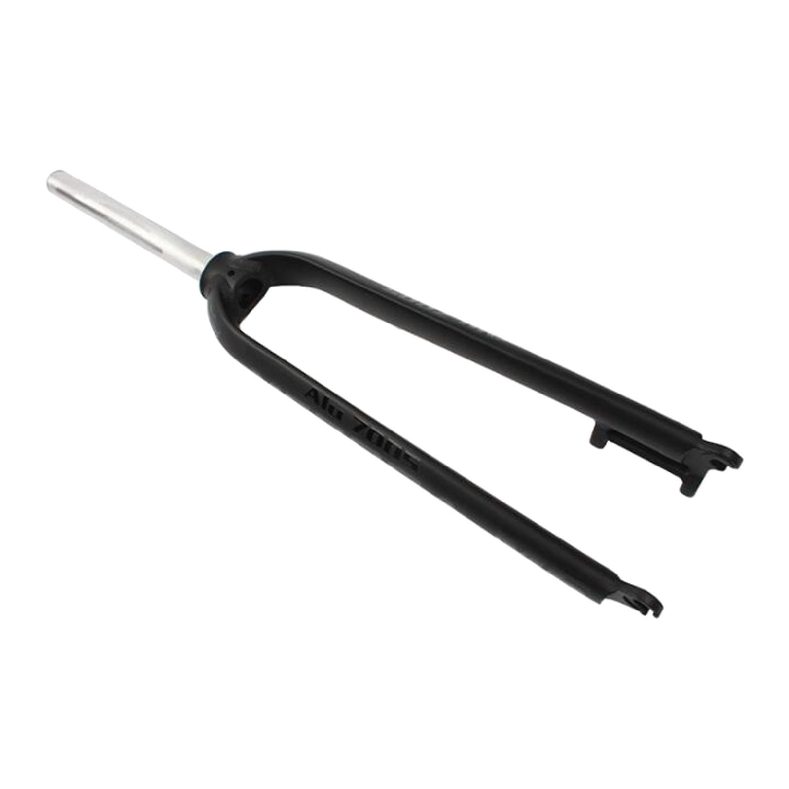 Mountain Bike Front Fork MTB Bicycle Rigid Disc Brake Fork Black