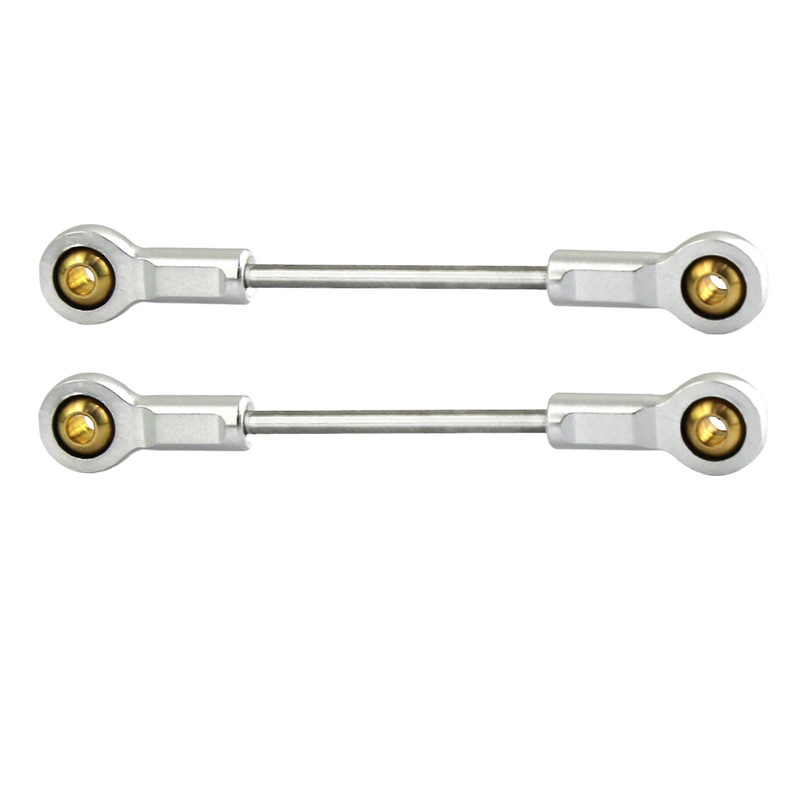 2Pcs Upgrade Metal Front and Rear Axle Pull Rod for 1:18 RC Crawlercar Part