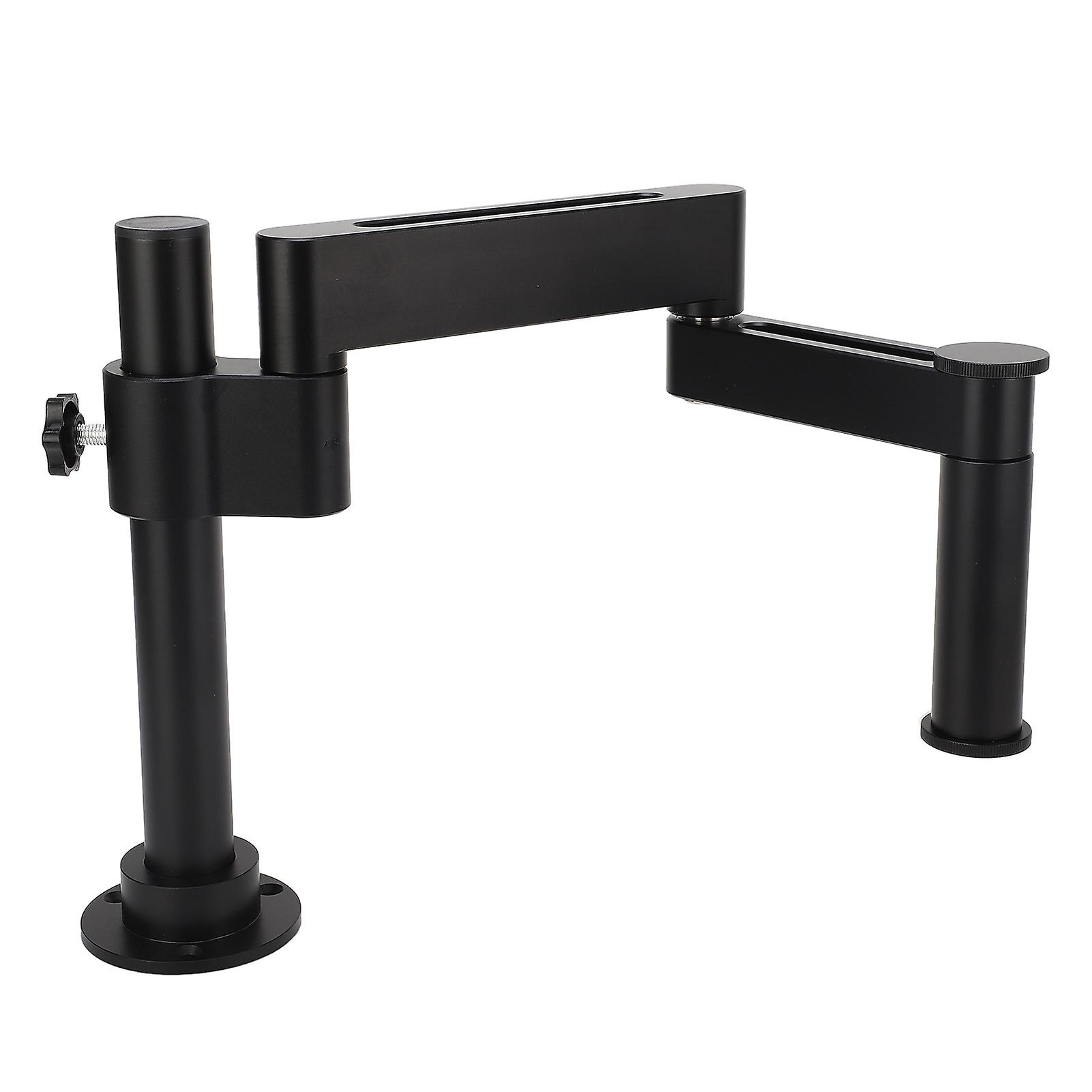 Universal Rotatable Microscope Arm Angle Adjustable Telescopic Microscope Arm Stand Camera Mount Desk Stand