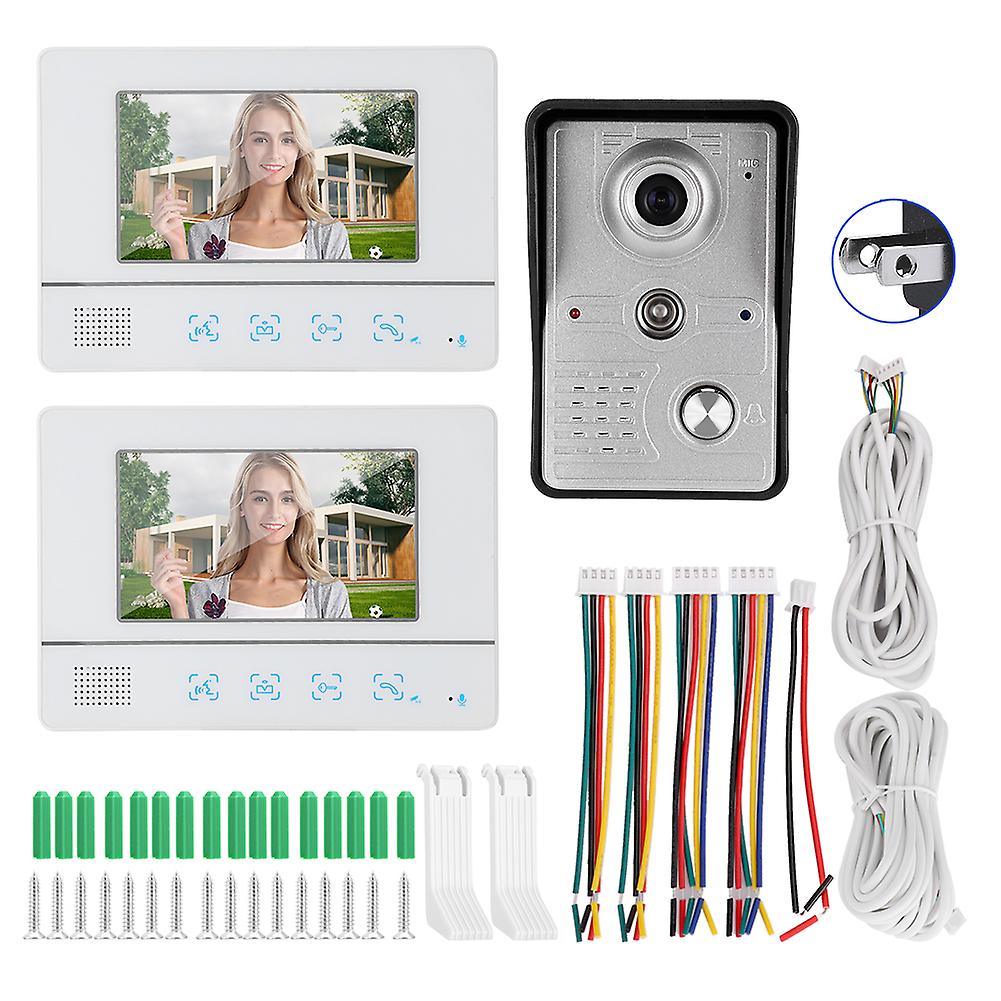 7" HD Video Doorbell Phone - Night Vision, Intercom, Access Control, Ultra-Thin Design