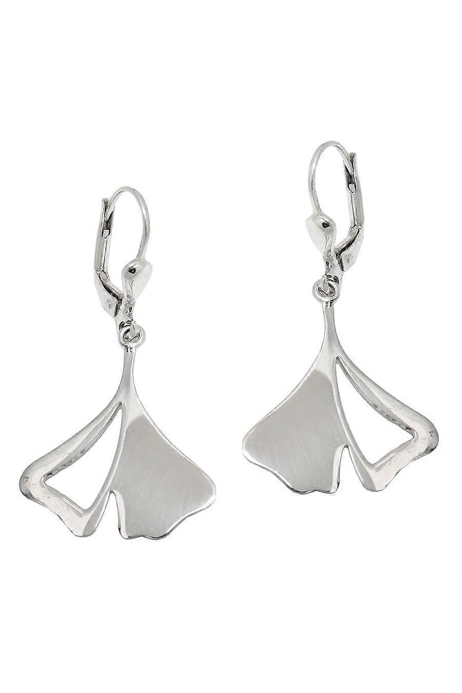 Leverback Earrings Ginkgo Leaf 925 - Gl93586