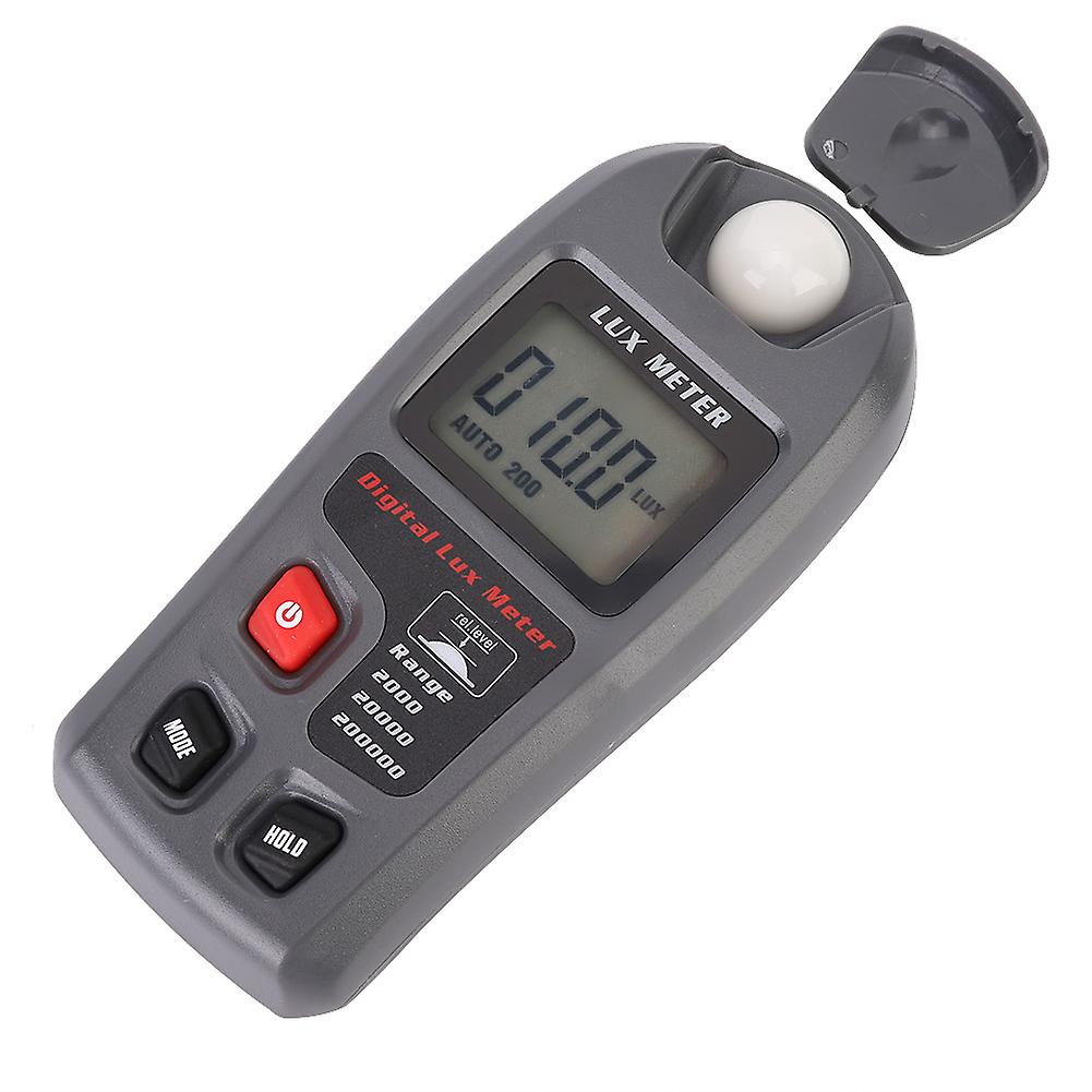 Handheld Digital Electronic Luxmeter Light Meter Illuminometer Photometer with 200,000 Range
