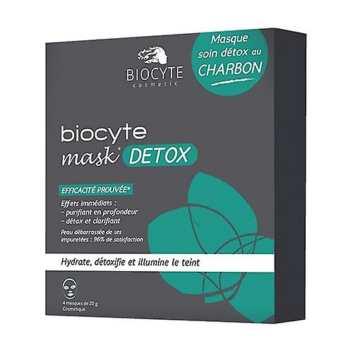 Mask detox charcoal box of 4 4 units