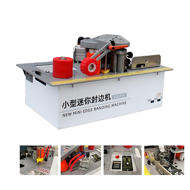 220V 1200w Banding Hine Double Side Gluing Edge Bander Can Be Used With Saw Table