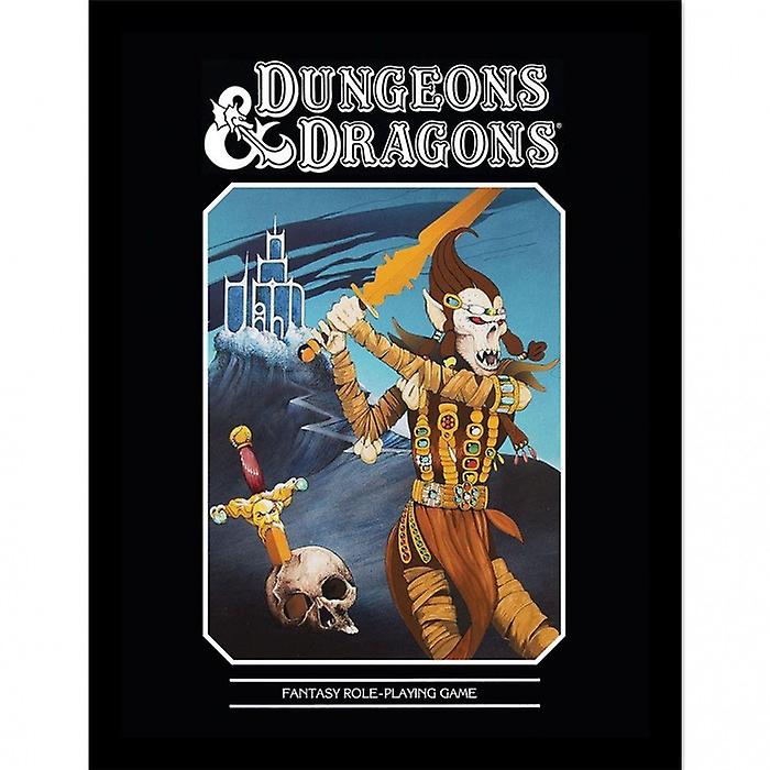 Dungeons & Dragons Fantasy Role-Playing Game Framed Poster