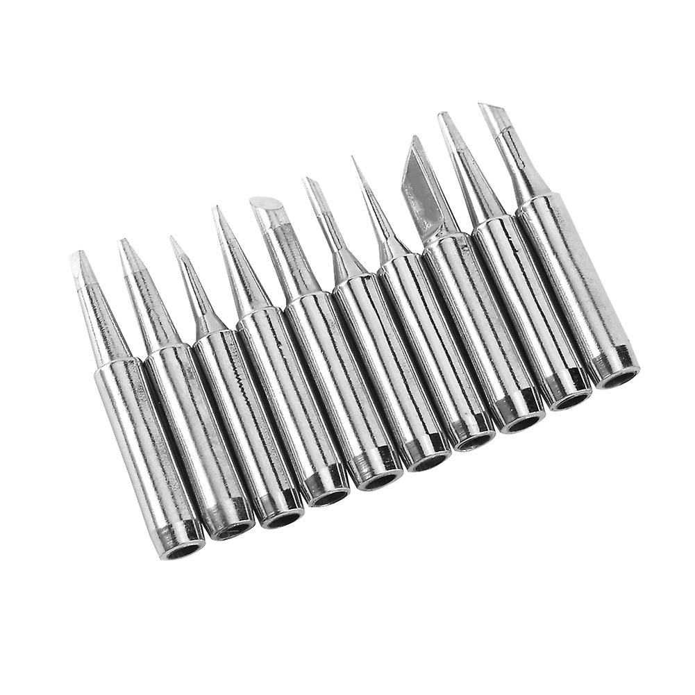 10pcs 900M-T Soldering Iron Tips for 936, 937, 938, 969, 8586 and 852D Soldering Stations