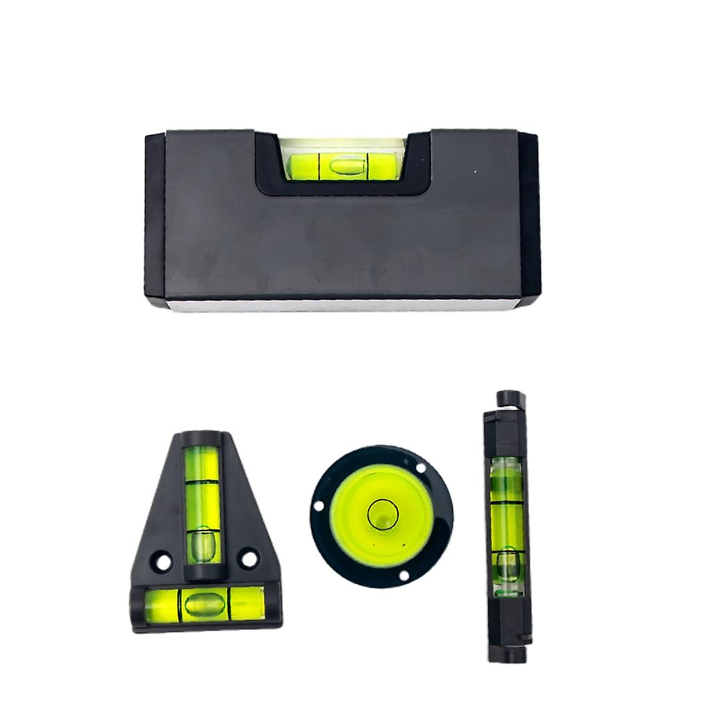 Horizontal Plastic Aluminum T-Type Spirits Level T-type Scope Triangles Level