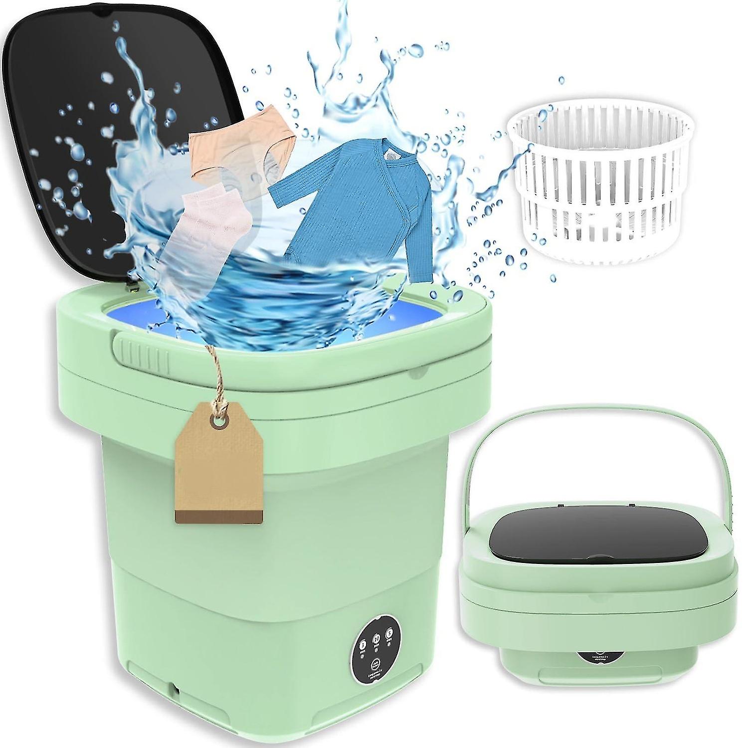 Portable washing machine, folding dryer, mini washing machine, small smart washing machine, 3 cleani