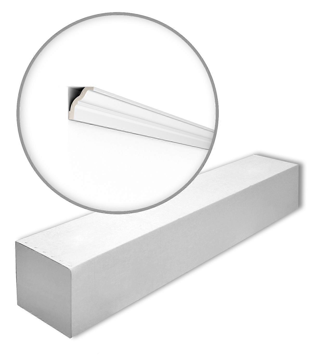 NMC 28 x Cornice moulding Z18-box 56 meter ARSTYL Rigid polyurethane foam 200 cm white pre-primed