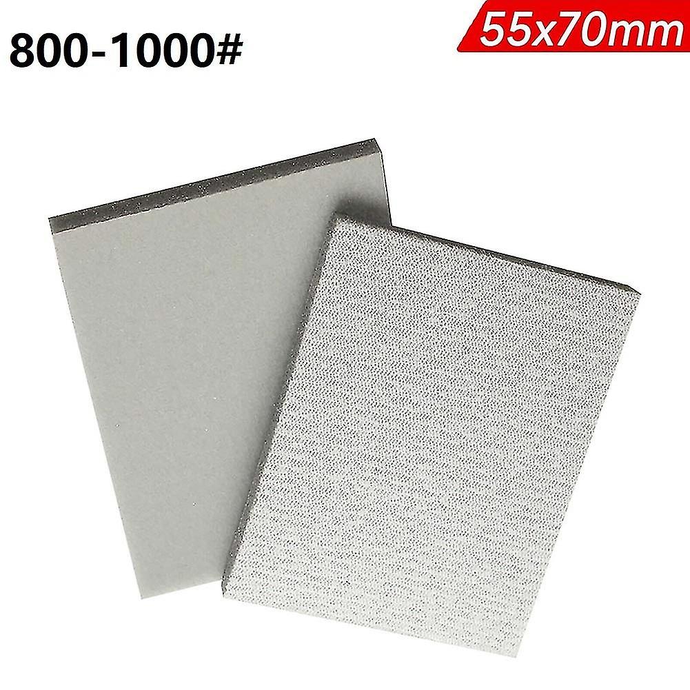 1pc Sanding Sponge Abrasive Sponge 55mm P300-p3000 Wet And Dry Sanding Foam Polishing Pad Sanding Bl