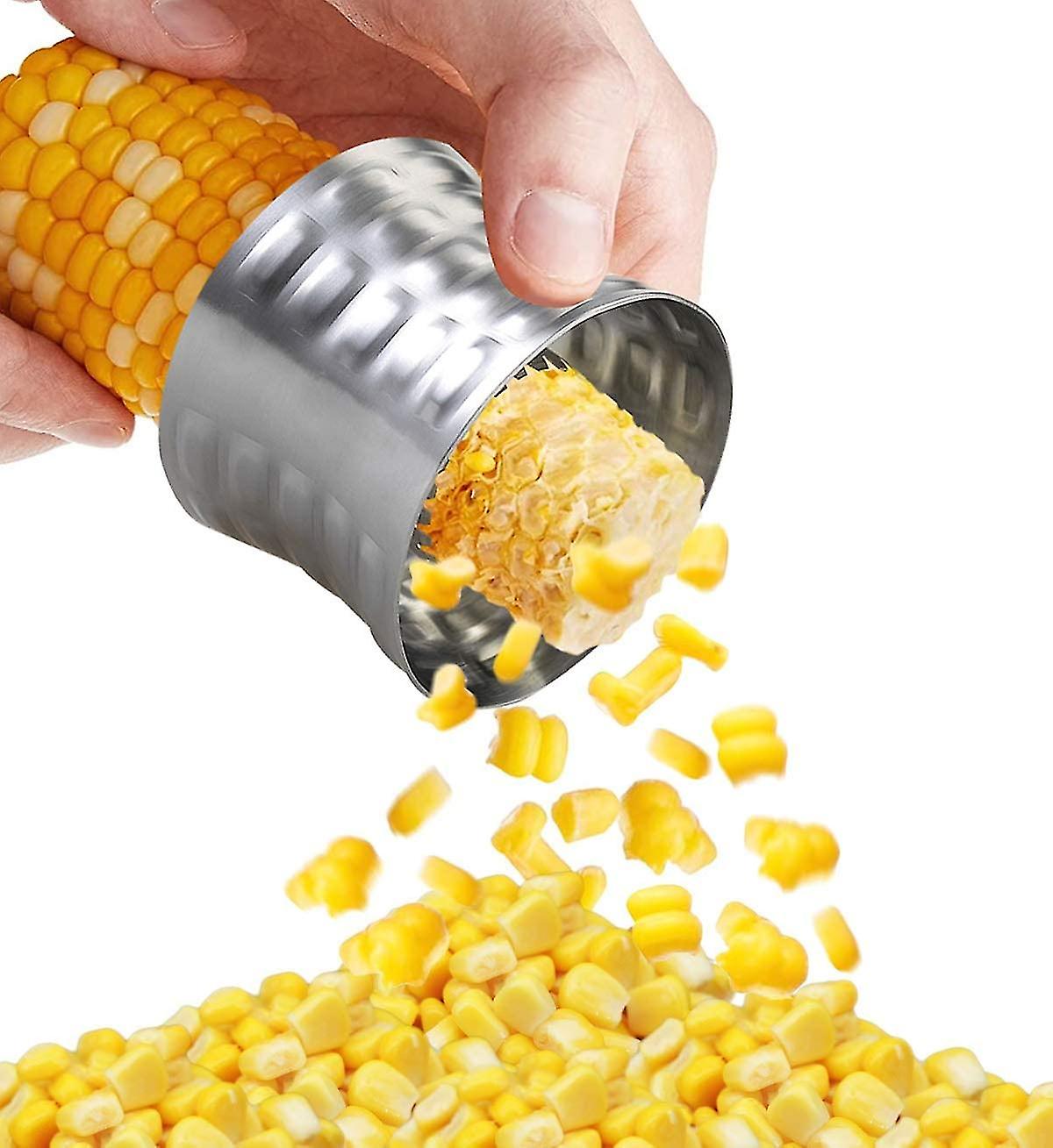 Corn Stripping Tool, Corn Stripper, Corn Kernel Cutter, Stainless Steel