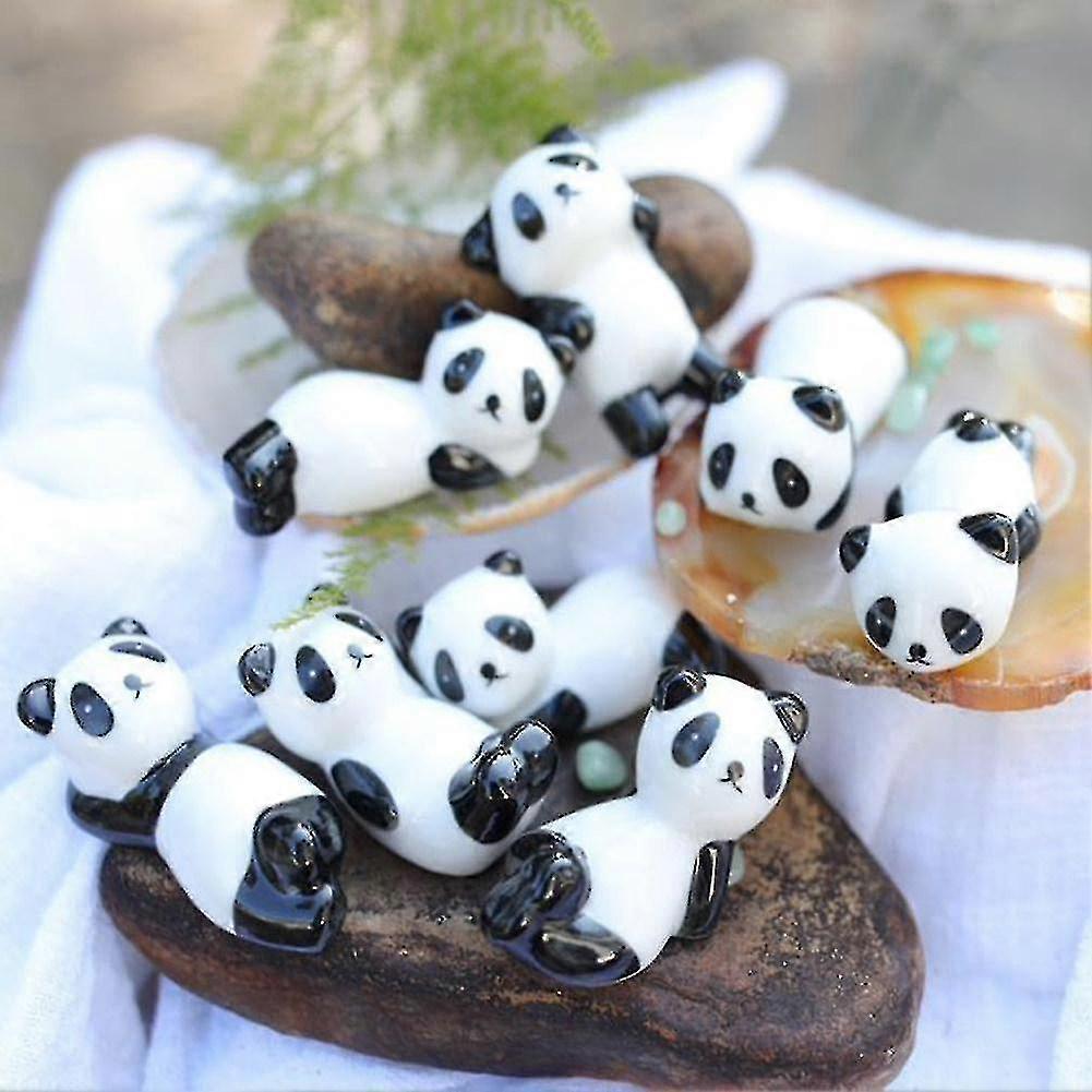 3kpl Söpö Posliini Panda Syömäpuikko Lepo Hieno syömäpuikko Holder Keittiötarvikkeet (satunnainen Tyyli)