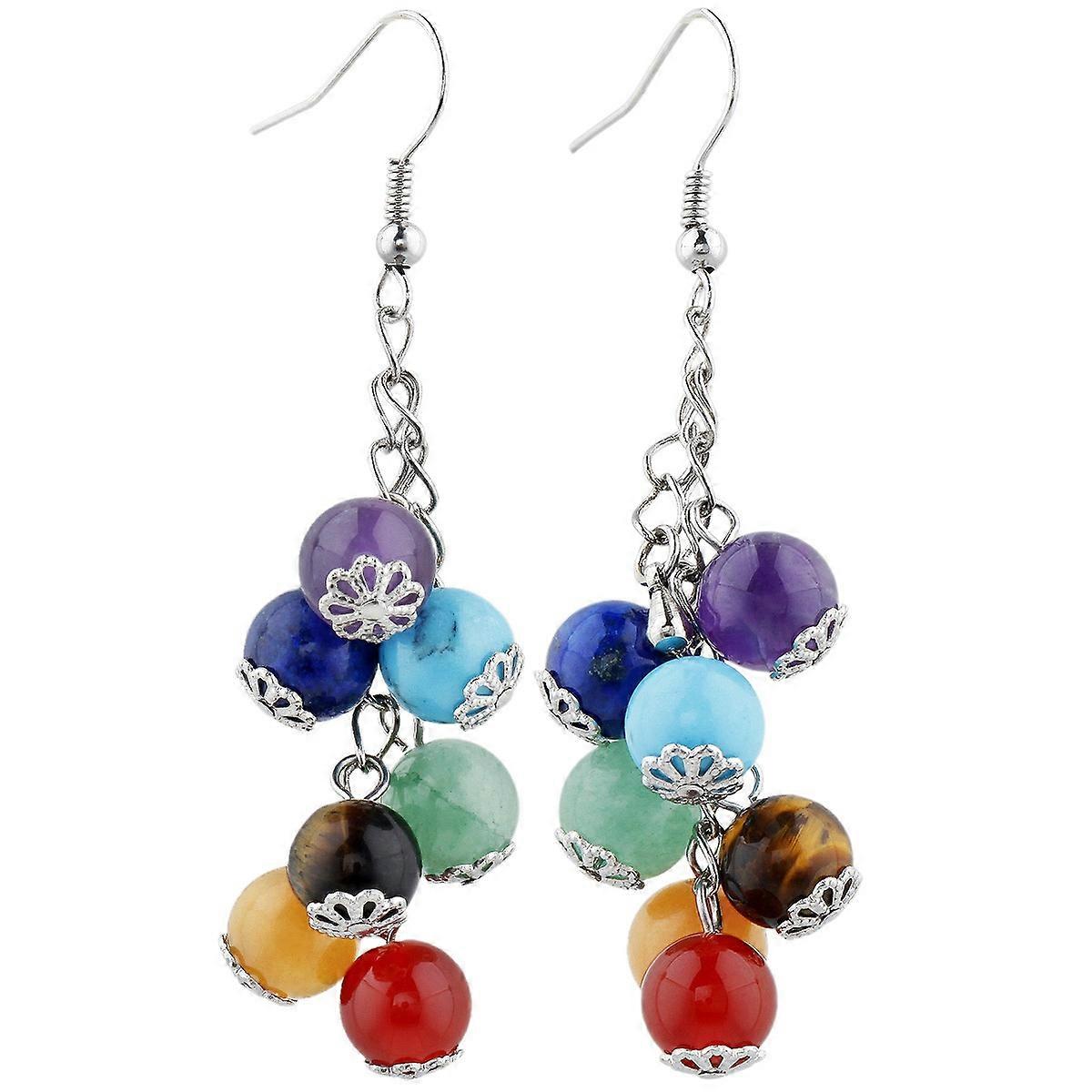 Earrings-Grape Cluster Violets-Boho Chic