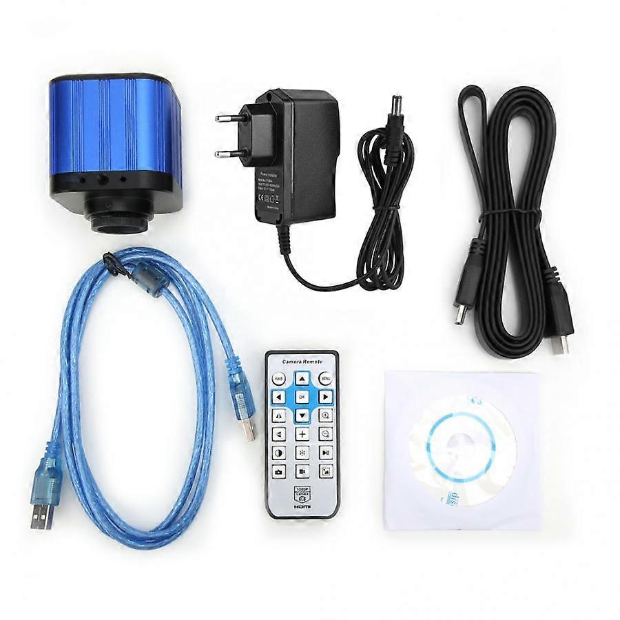 4k Electric Industrial Digital Microscope Camera With Remote Control100-240v 1080p Usb Microscope Eu Plug/us Plug