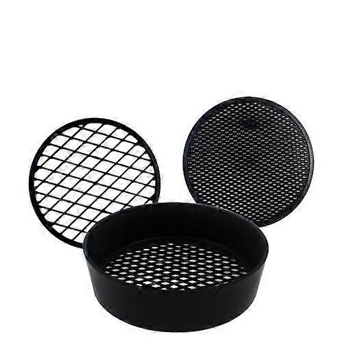 غربلة عموم في الهواء الطلق الذهب غسل التربة غربال حديقة غربال شبكة حديقة غربلة عموم التربة الرمل غربال للخارجية (3 قطع)