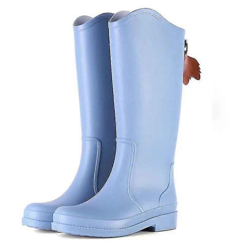 2024 saison des pluies Nouveau Bottes de pluie en caoutchouc Femmes Bottes de pluie Pvc Slip-on Bottes en caoutchouc pour femmes Chaussures Imperméable Antidérapant Résistant à l’usure Bottes d’eau wlgd