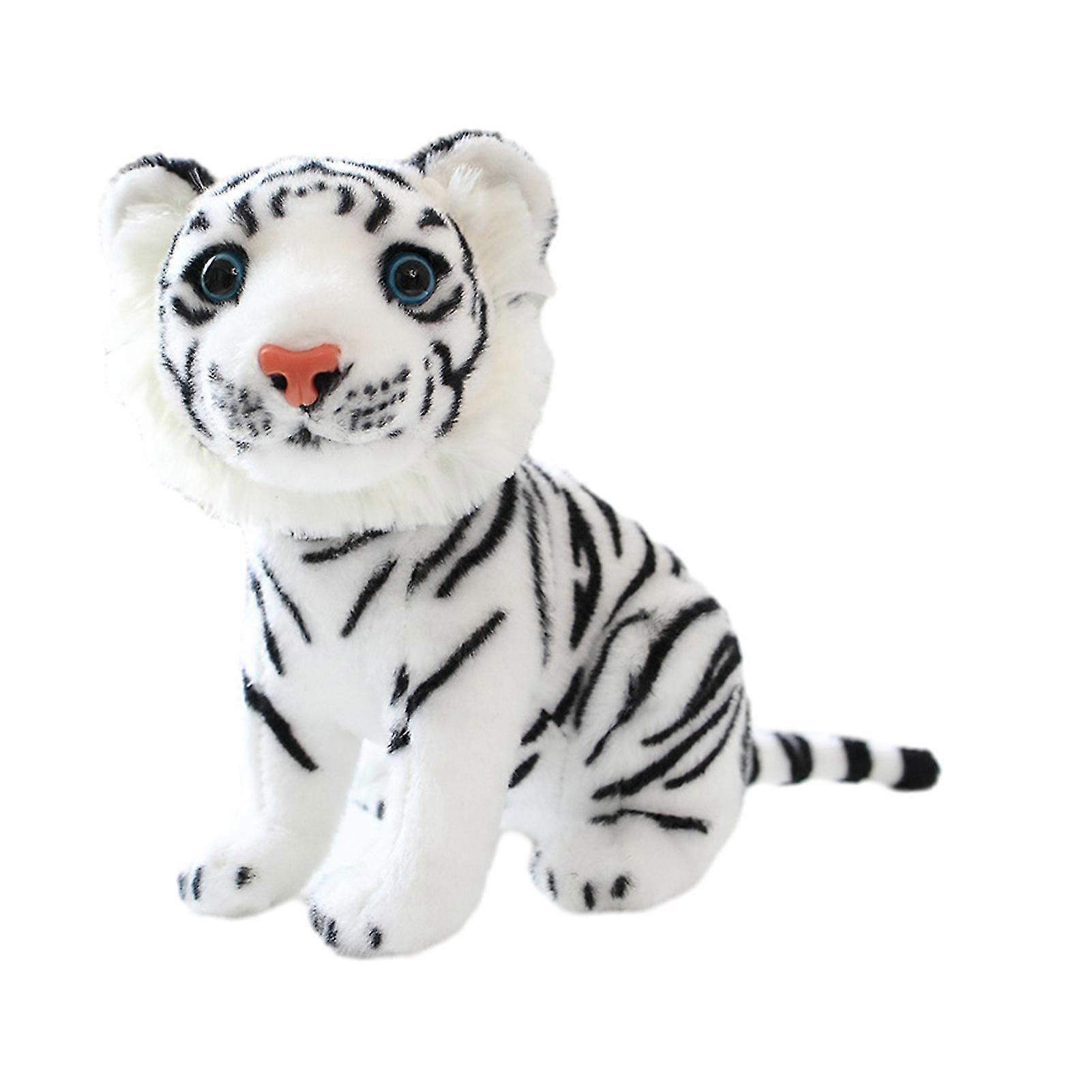 Realistic Tiger Plush Toy Ultra-soft Comfortable Touch Full Stuffed Animal Cute Simulation Tiger Toy