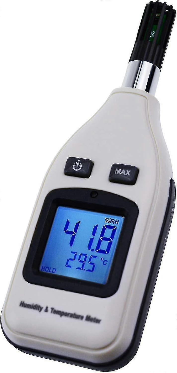 Handheld Digital Humidity & Temperature Meter 0~100% Rh/ -30~70c (-22~158f) Lcd Display Backlight