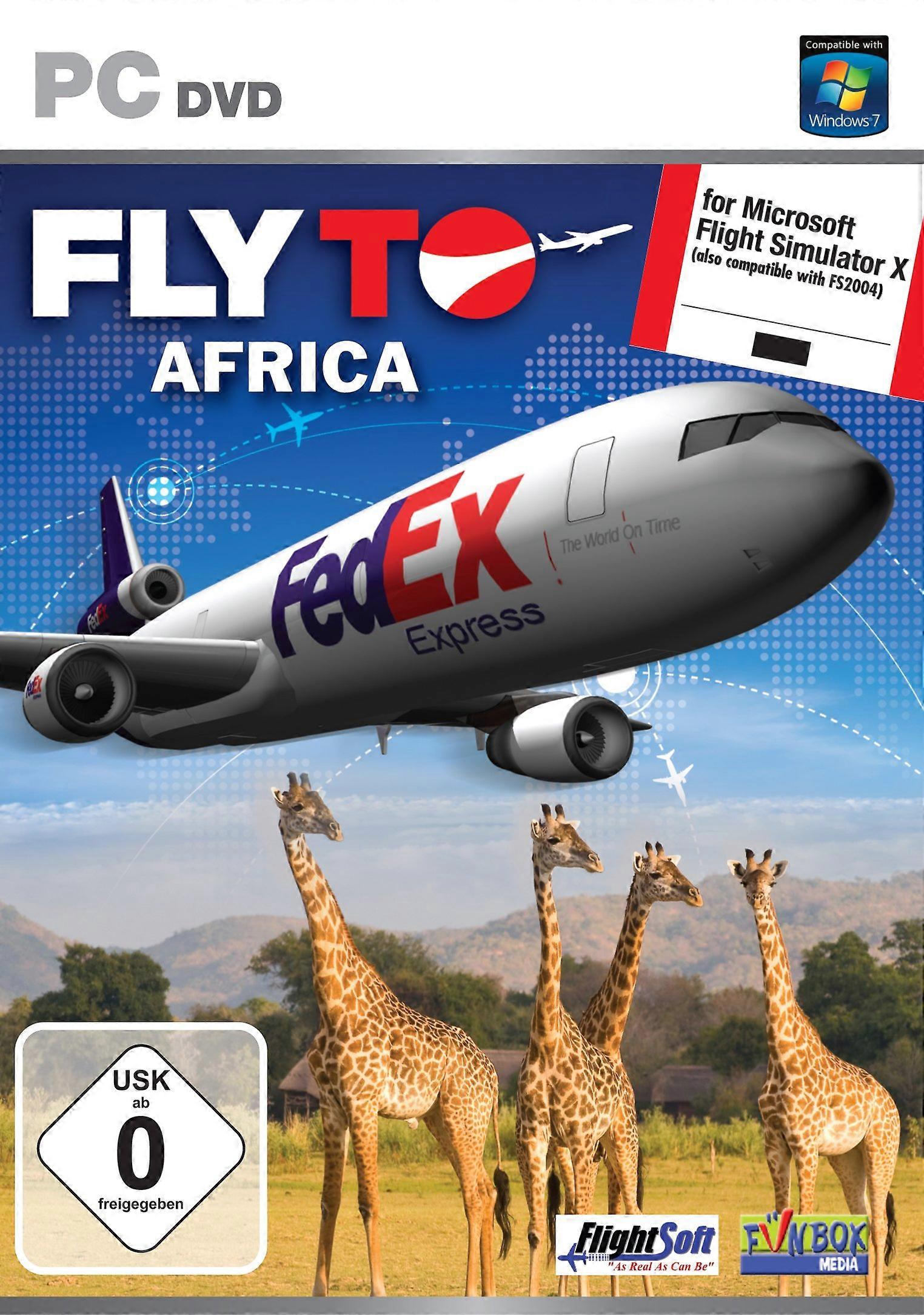 Fly to Africa - Add-On for FS 2004 and FSX (PC DVD) - New & Sealed