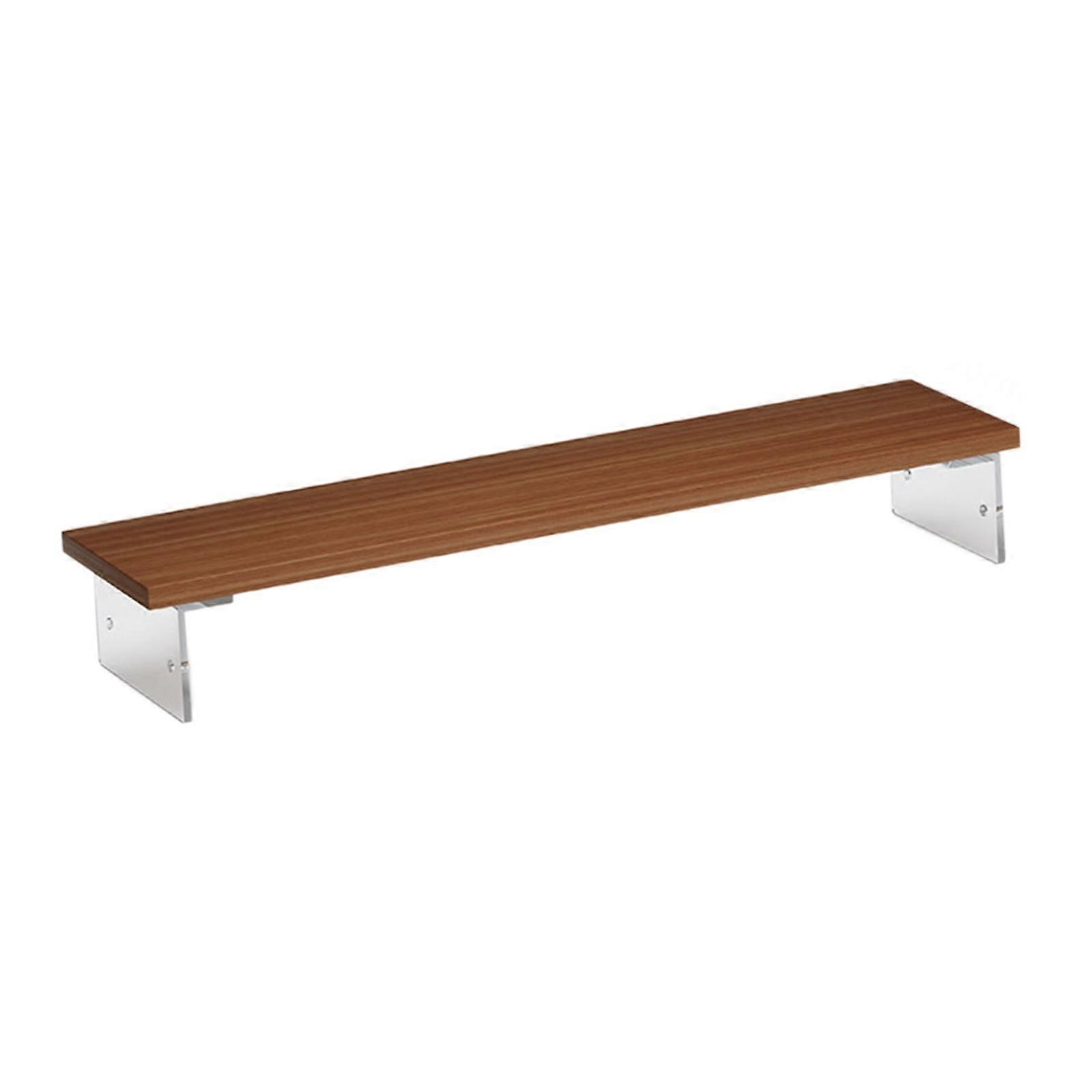 Monitor Stand Riser Shelf Computer Monitor Stand for Desktop Home Apartments Deep Brown