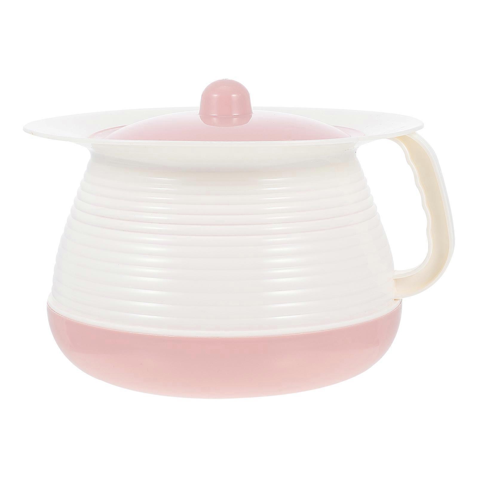 1 Ensemble Crachoir En Plastique avec Couvercle Portable Chambre Pot Couvert Nuit Urinoir pour Hôpital À Domicile