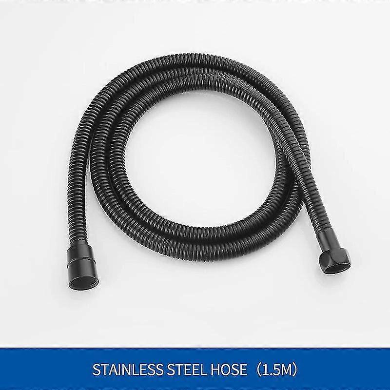 High quality3 Function Matte Black Hand Held Shower Head Wall Mounted Shower Set With Hose And Shower Holder