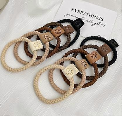 Mixed color temperament 10 high elasticity durable hair rope