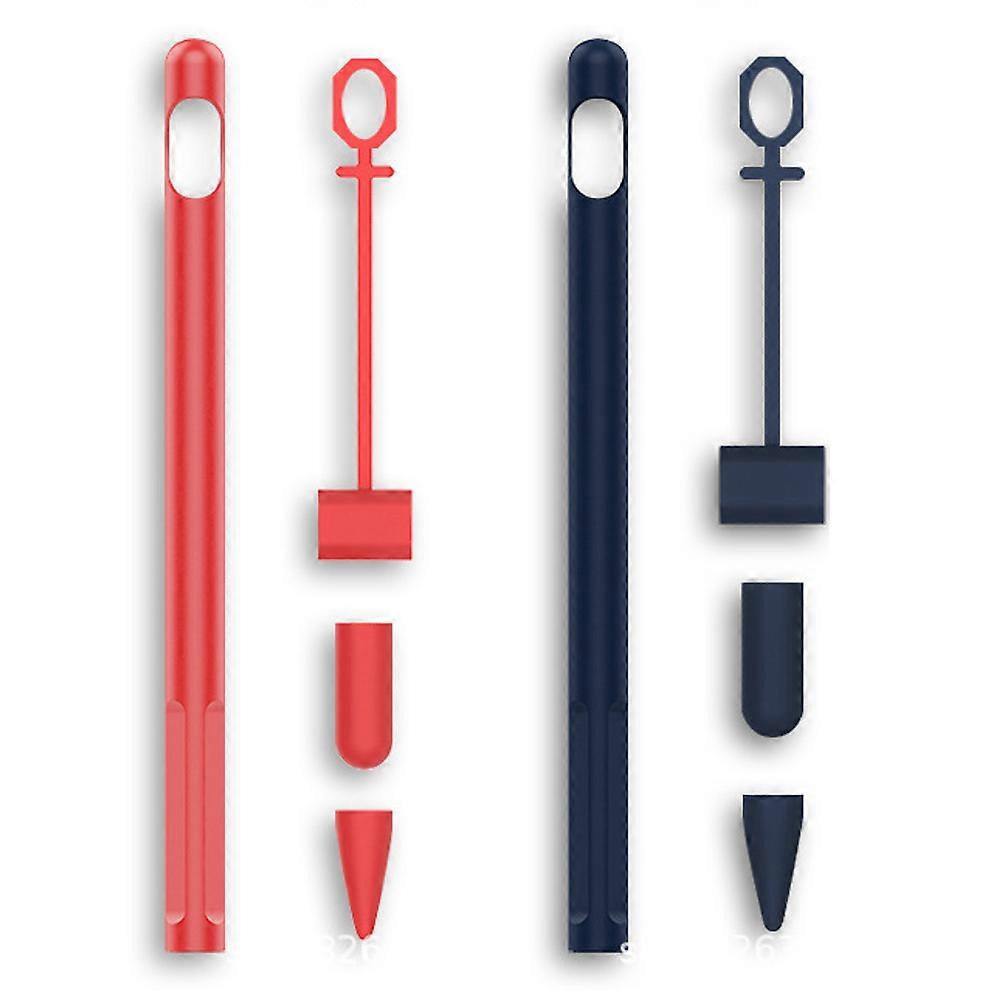 2er-Pack Silikonhülle kompatibel für Apple Pencil der 1. Generation, weicher Schutzgriff rutschfest