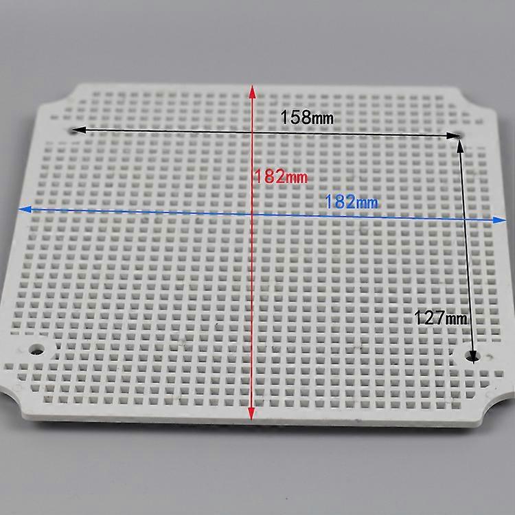 waterproof junction box base plate ABS honeycomb mounting base plate Outdoor monitoring waterproof box fixed base plate IP67